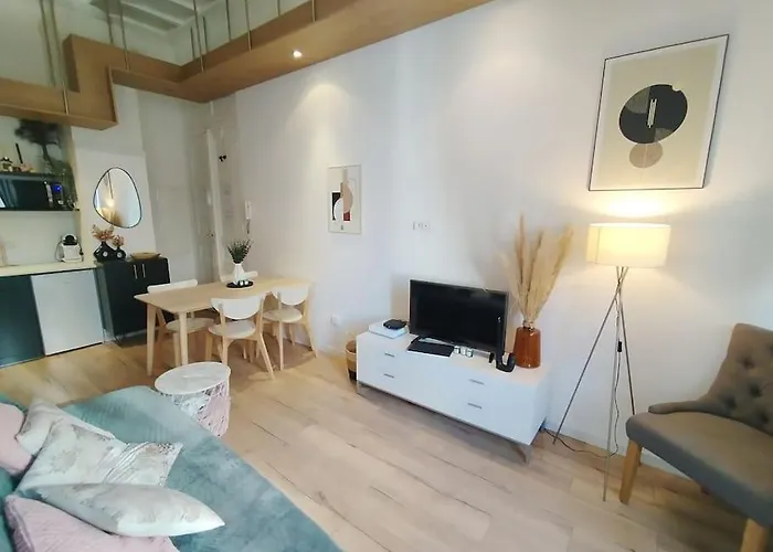 New Bioves Citron Calme Clim Wifi Plage, Renove Apartmán Menton