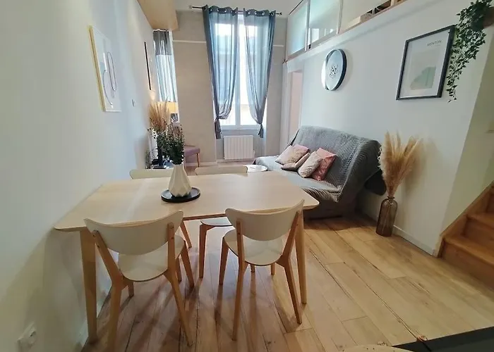 Appartamento New Biovès Citron Calme Clim Wifi Plage, Renové Mentone